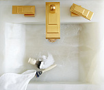 Sherle Wagner: ванная комната с «мужским характером».
